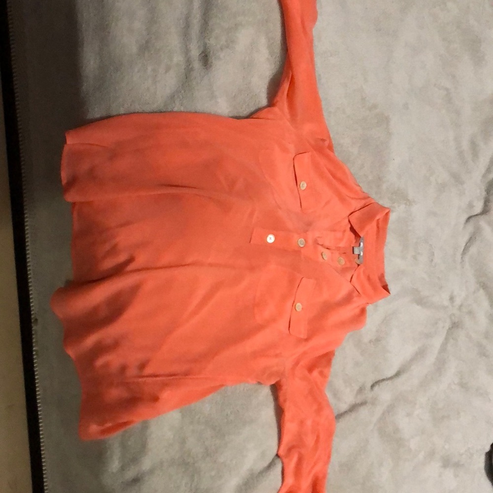Salmon blouse